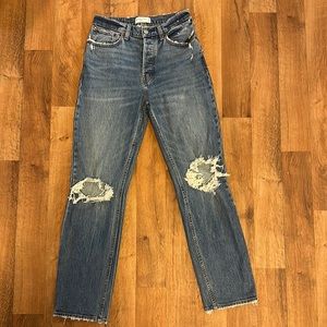 Abercrombie High Rise Dad Jean